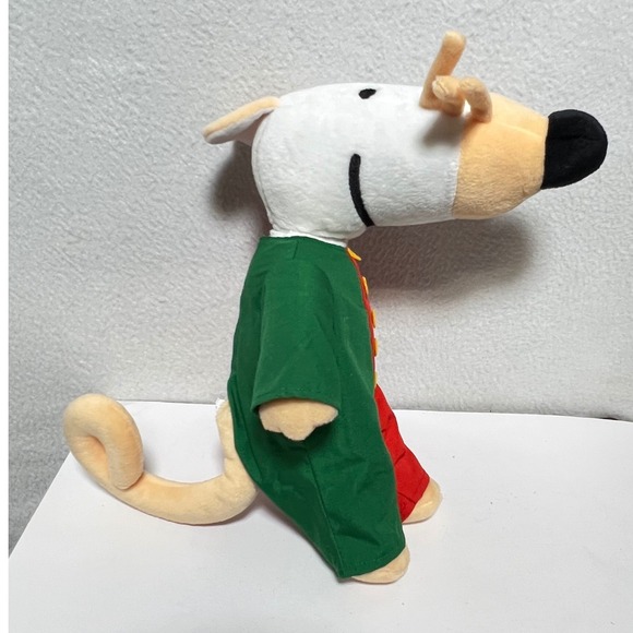 Vintage Maisy Mouse Plush Stuffed Animal Green Red YoYo 13" nostalgic not Tested - Picture 14 of 15